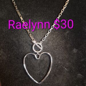 Park Lane Silver Heart Necklace